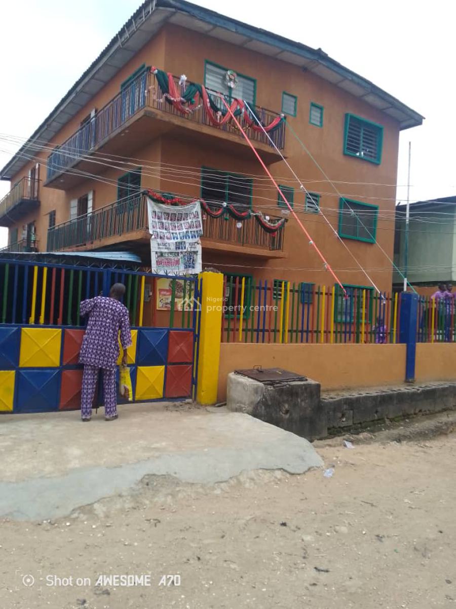 Well Maintain 2 Storey Building, Block of (6 Flats), Off Fabiyi Str.  Ilasamaja, Under Isolo Lga, Lagos., Isolo, Lagos, Block of Flats for Sale