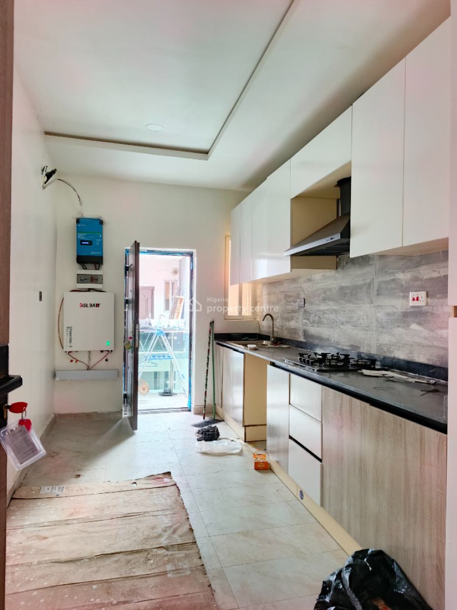 Smart Spacious Conducive 2 Bedrooms Apartment Upstairs, in 24/7 Power Supply Estate with Call Before Entering, at Abraham Ades, Ajah, Lagos, Flat / Apartment for Rent