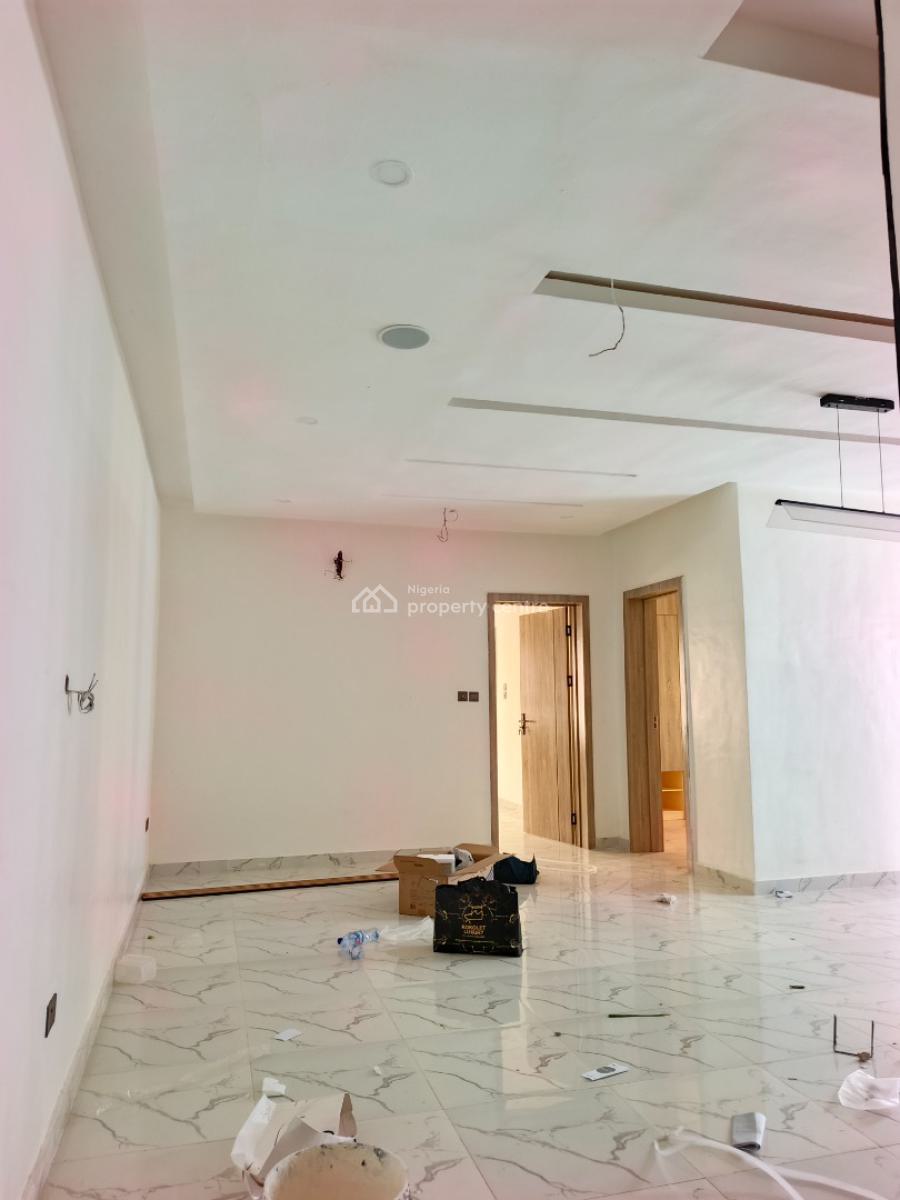 Smart Spacious Conducive 2 Bedrooms Apartment Upstairs, in 24/7 Power Supply Estate with Call Before Entering, at Abraham Ades, Ajah, Lagos, Flat / Apartment for Rent