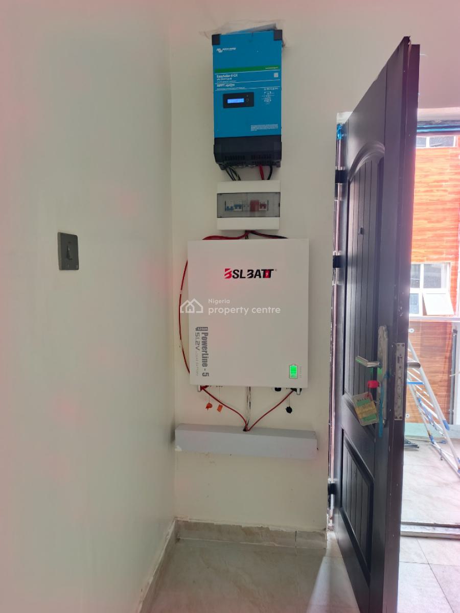 Smart Spacious Conducive 2 Bedrooms Apartment Upstairs, in 24/7 Power Supply Estate with Call Before Entering, at Abraham Ades, Ajah, Lagos, Flat / Apartment for Rent