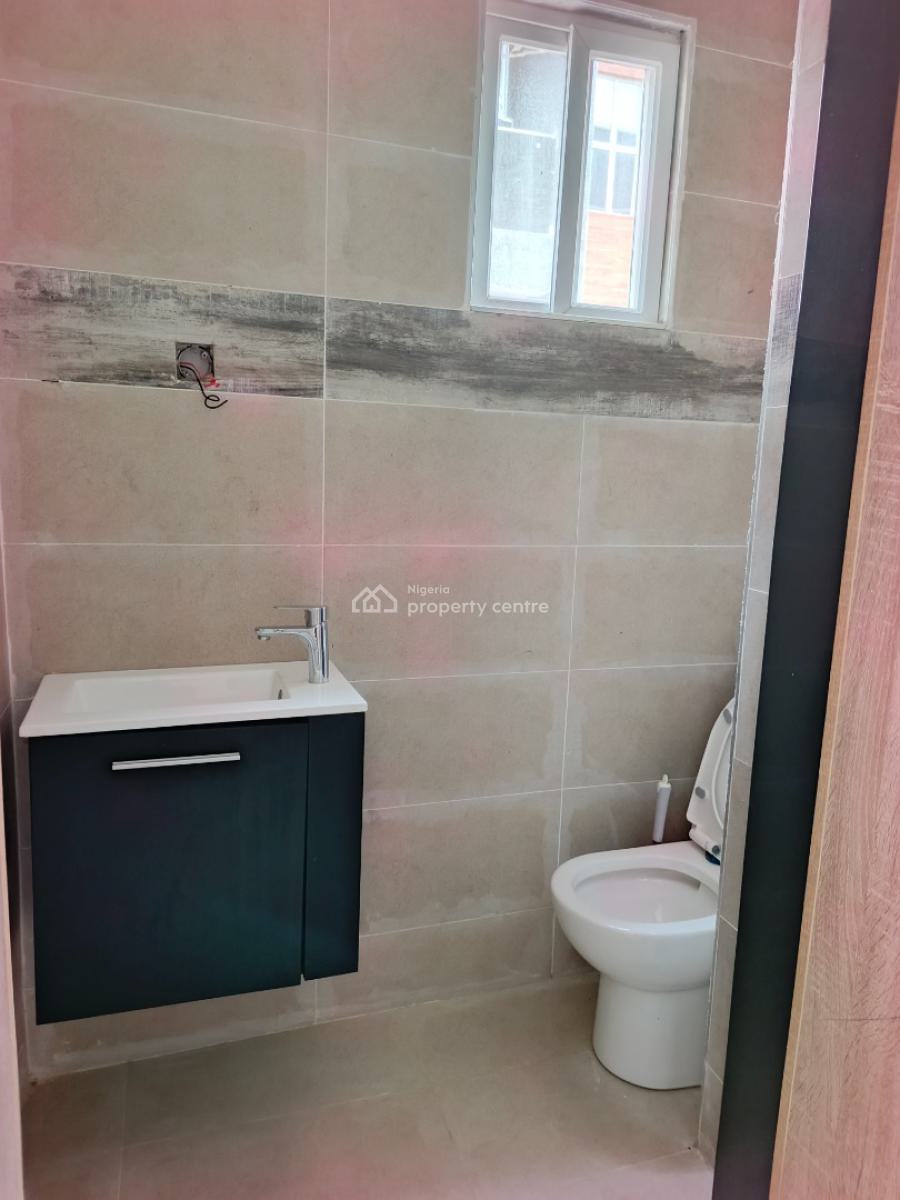 Smart Spacious Conducive 2 Bedrooms Apartment Upstairs, in 24/7 Power Supply Estate with Call Before Entering, at Abraham Ades, Ajah, Lagos, Flat / Apartment for Rent