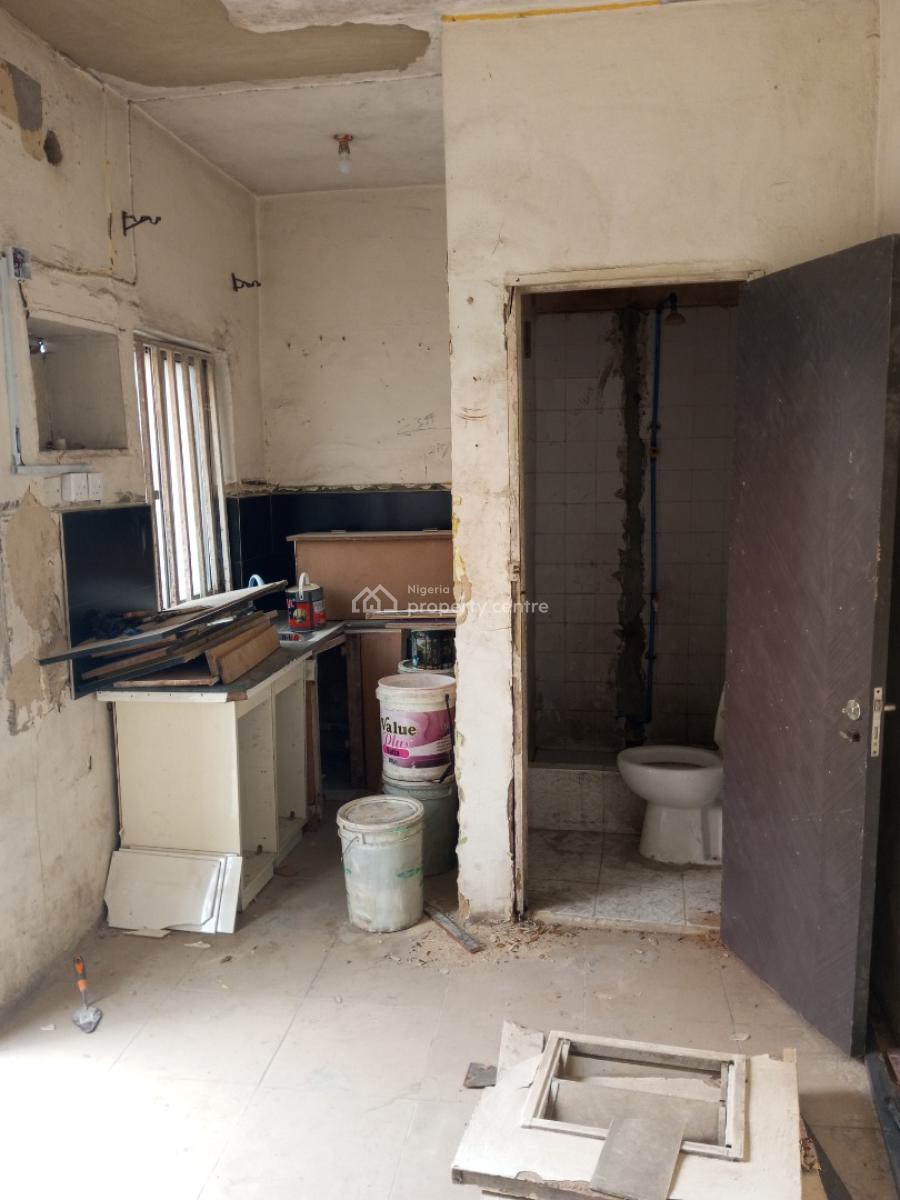 Renovating Self Contain in a Good Location, Directly Facing The Express, Ajah, Lagos, Self Contain (single Rooms) for Rent