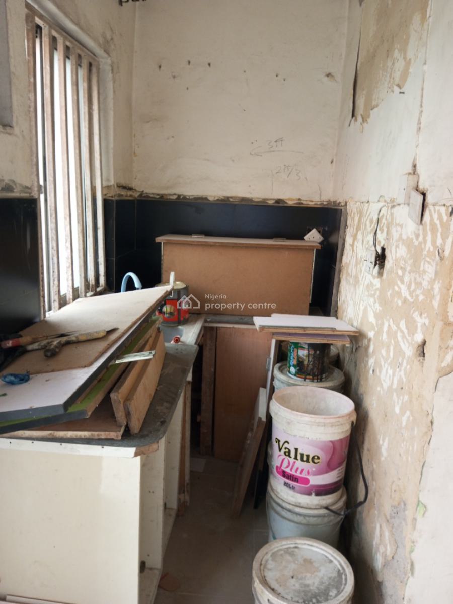 Renovating Self Contain in a Good Location, Directly Facing The Express, Ajah, Lagos, Self Contain (single Rooms) for Rent