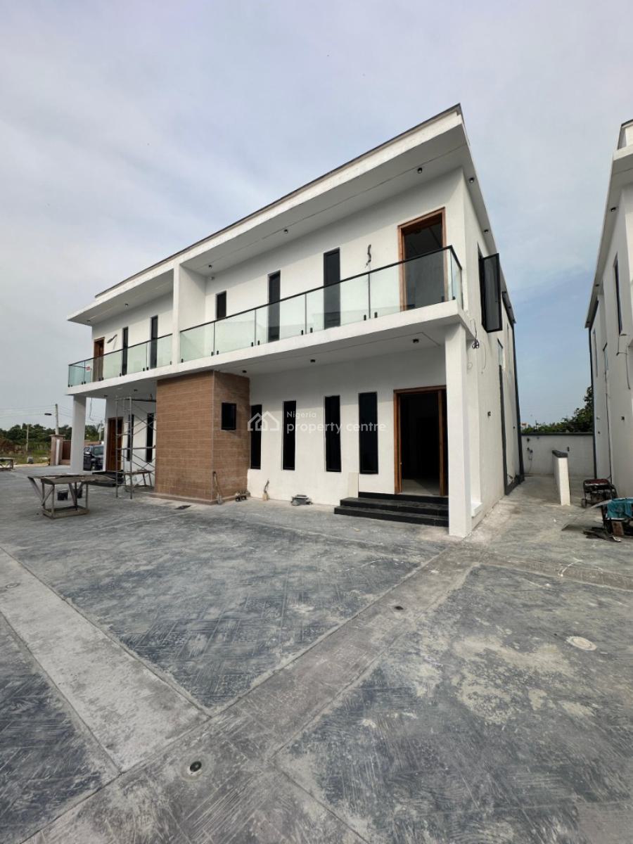 Newly Built and Well Detailed 4 Bedroom Semi Detached Duplex, Within a Well Secured Estate and Close Proximity to Commercial Ameniti, Ajah, Lagos, Semi-detached Duplex for Sale