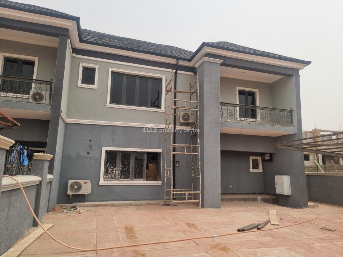 Newly Built 4 Bedroom Terrace Duplex with Ac in All Rooms, Dunamis, Lugbe District, Abuja, Terraced Duplex for Rent