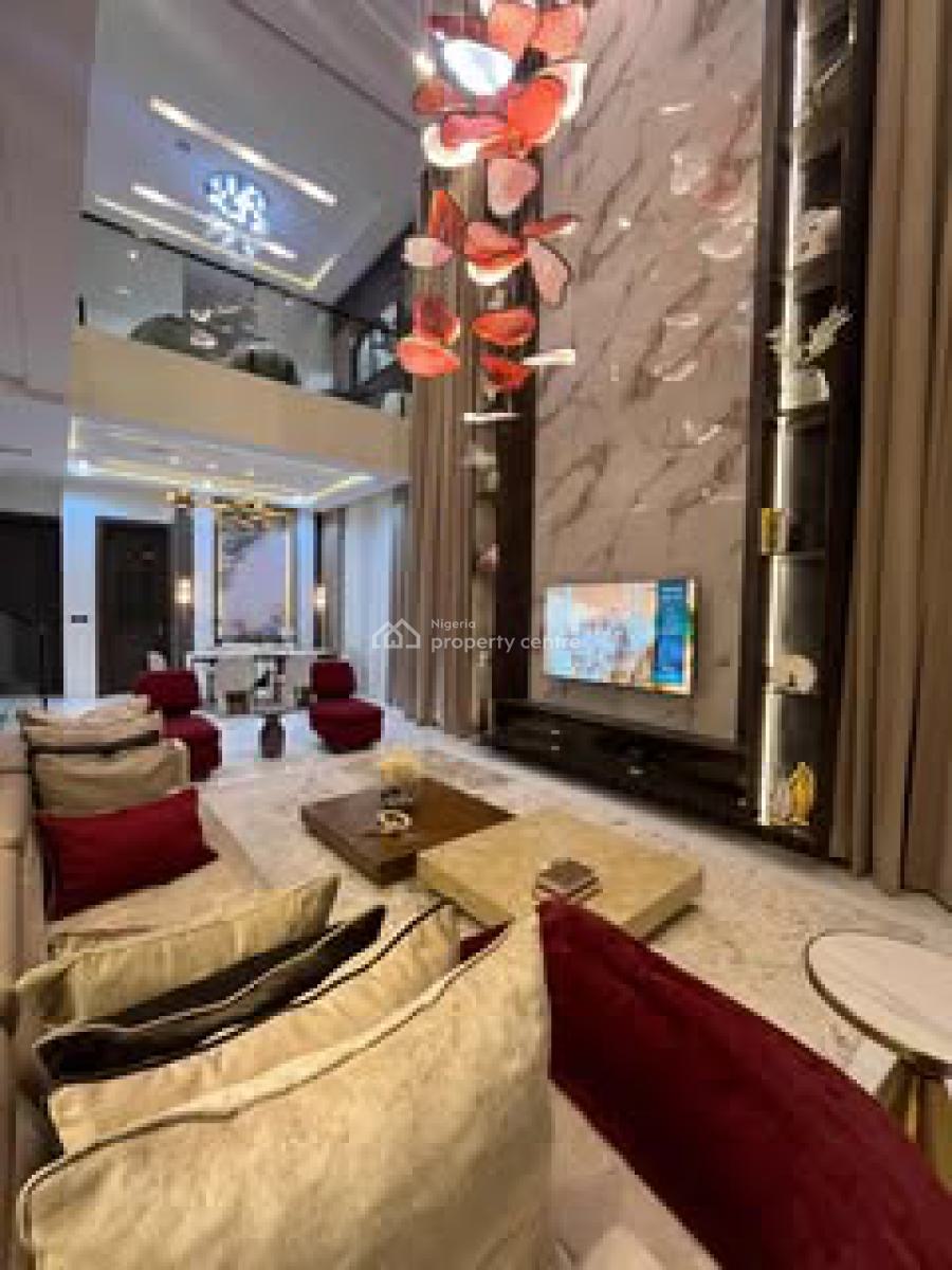 Fully Furnished 5 Bedroom Home with Swimming Pool, Gym, Cinema & Open, Ikota Lekki, Ikota, Lekki, Lagos, Detached Duplex for Rent