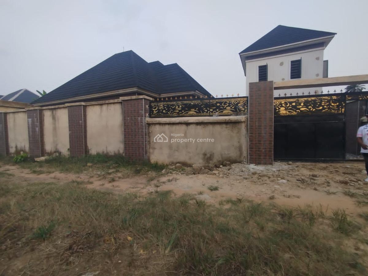 a Newly Built Two (2) Semi Detached Bungalow, Ibiaku Junction, Uyo, Akwa Ibom, Detached Bungalow for Sale