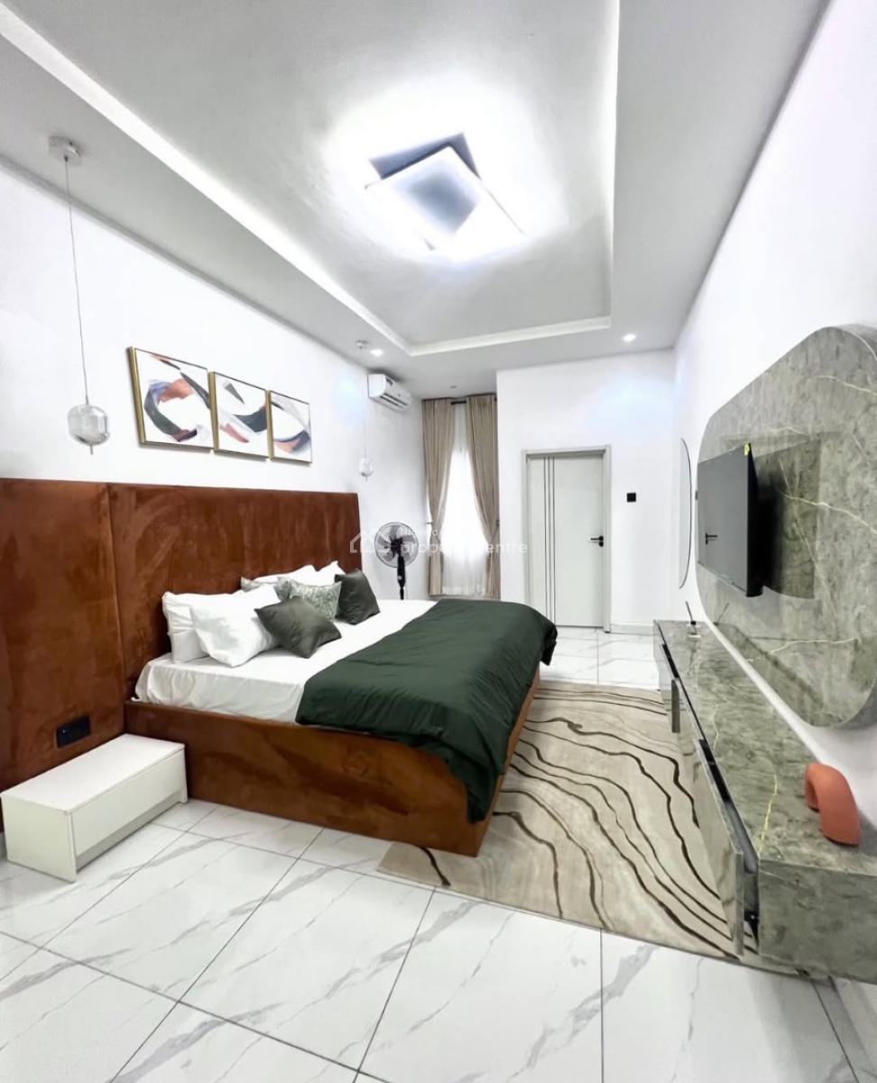 Fully Furnished 4 Bedroom Smart House with 24hrs Light and Bq, Guzape District, Abuja, Semi-detached Duplex for Rent