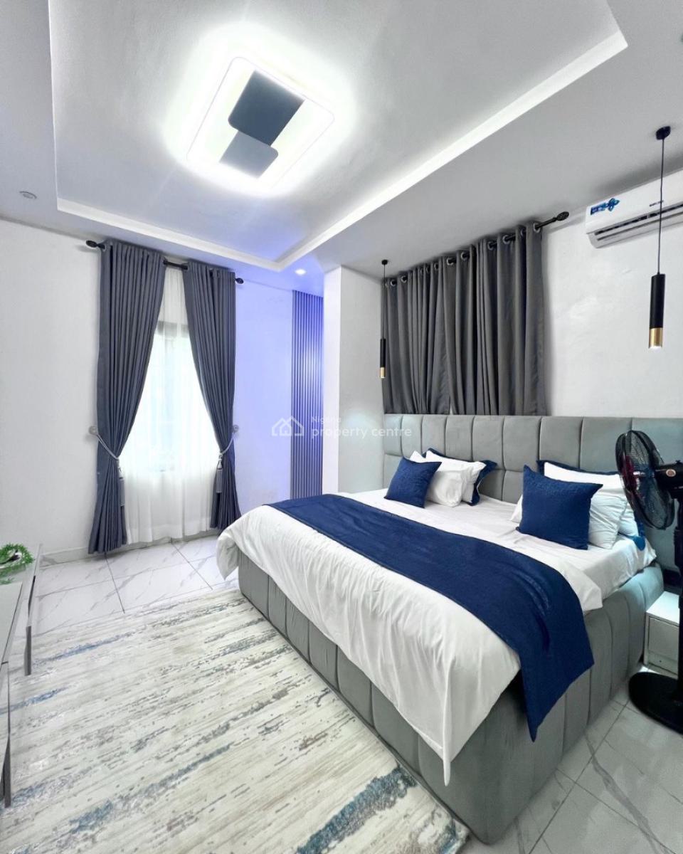 Fully Furnished 4 Bedroom Smart House with 24hrs Light and Bq, Guzape District, Abuja, Semi-detached Duplex for Rent