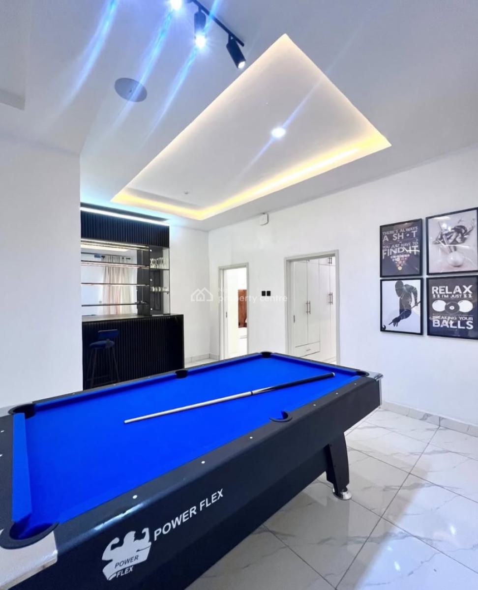 Fully Furnished 4 Bedroom Smart House with 24hrs Light and Bq, Guzape District, Abuja, Semi-detached Duplex for Rent