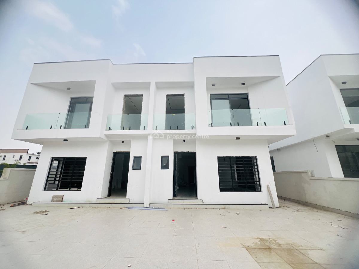 4bedroom Semi Detached Duplex with Bq, Orchid Road, Lekki, Lagos, Semi-detached Duplex for Sale