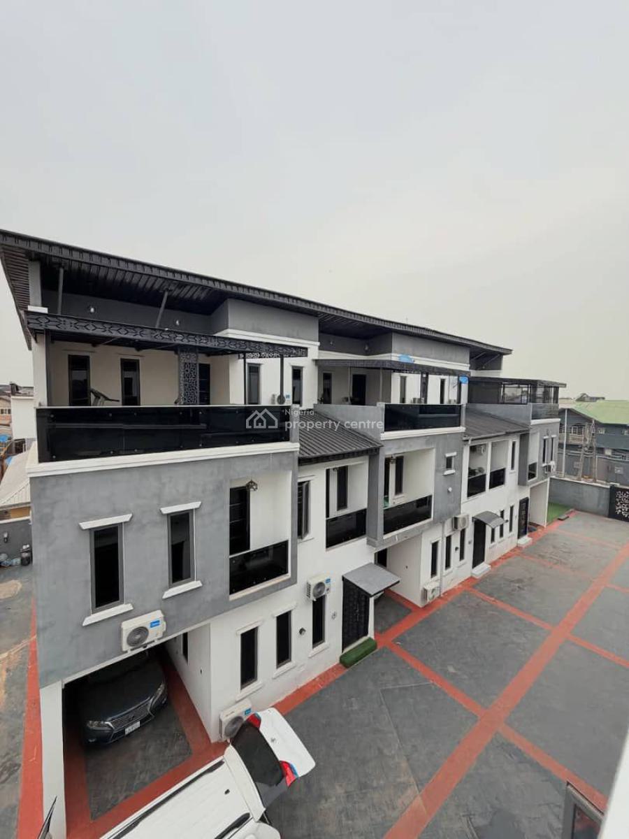 Exquisite 4 Bedroom Terrace Duplex with Bq in Serene Estate, Gra Phase 1, Magodo, Lagos, Terraced Duplex for Sale