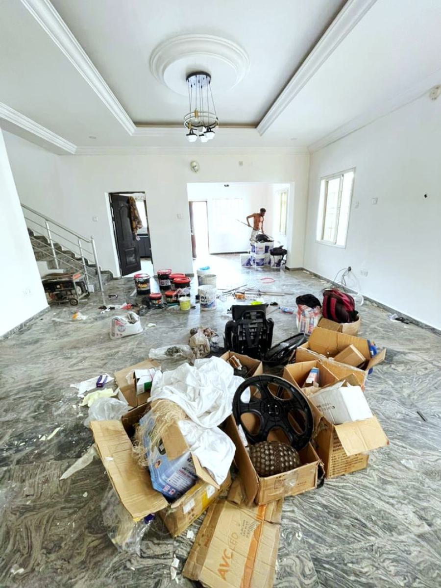 Newly Renovated 5 Bedrooms Fully Detached Duplex, Pinnock Beach Estate, Osapa, Lekki, Lagos, Detached Duplex for Rent