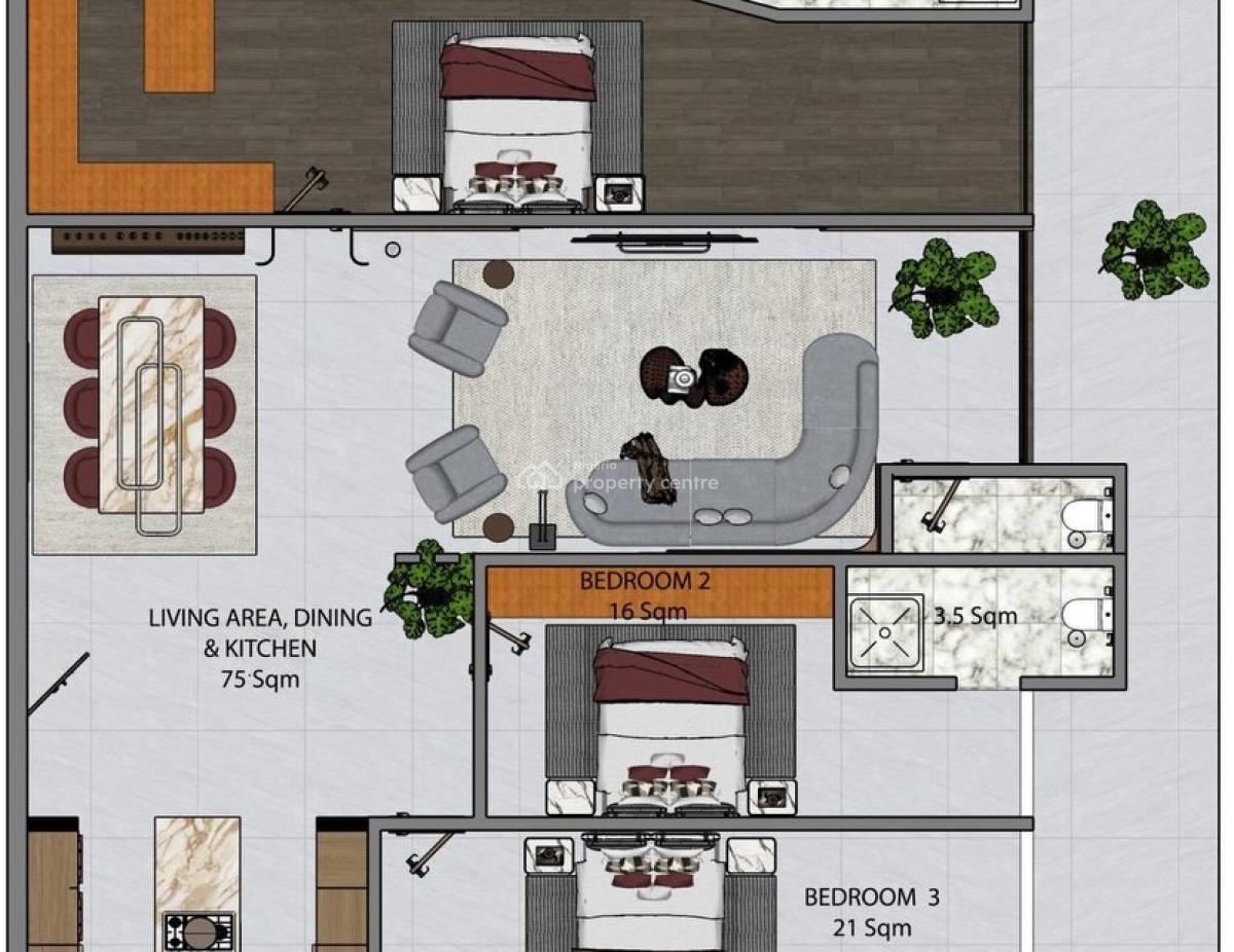 Exquisite 2 Bedroom Apartment, Lekki Phase 1, Lekki Phase 1, Lekki, Lagos, Flat / Apartment for Sale