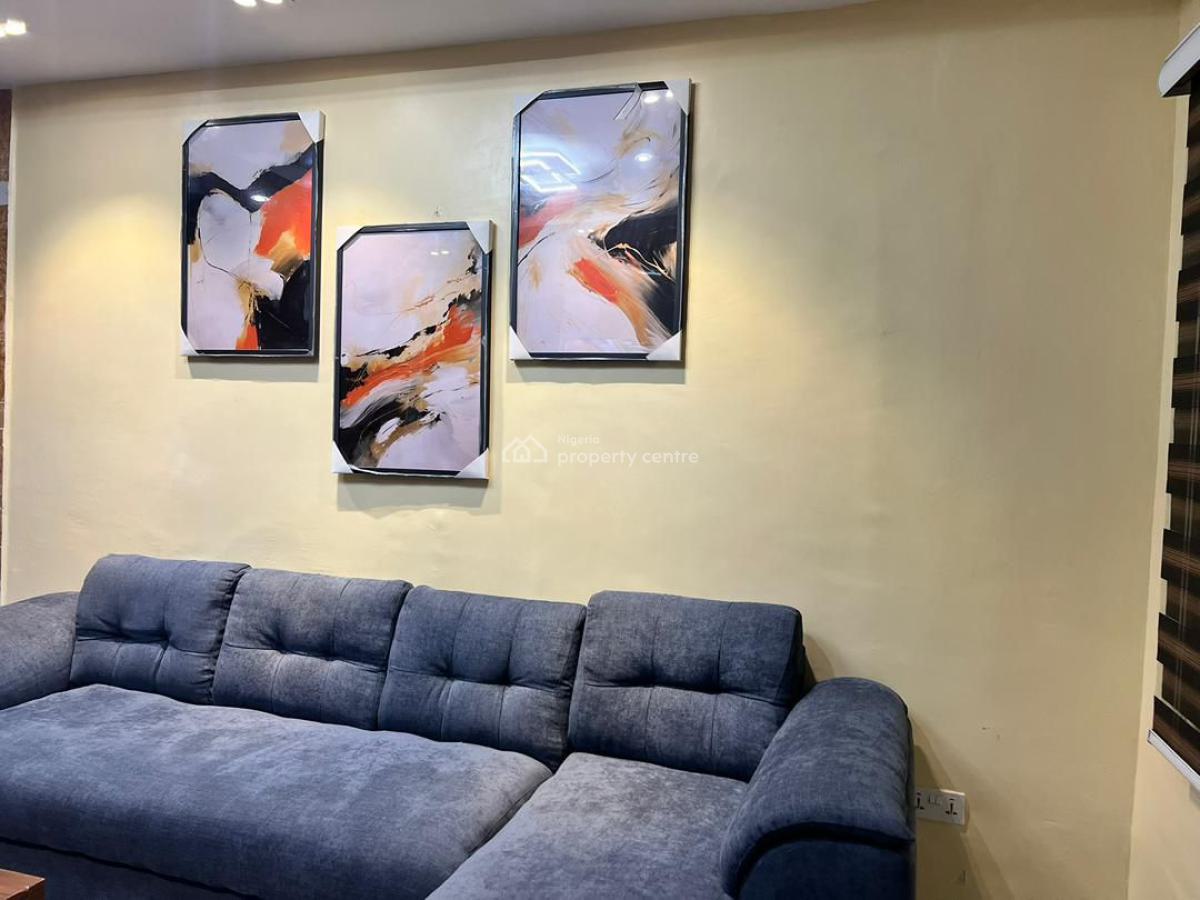 Furnished 1 Bedroom Beach View Serviced Apartment, New Horizons 2 Estate Meadow Hall Road, Ikate, Lekki, Lagos, Mini Flat (room and Parlour) for Rent