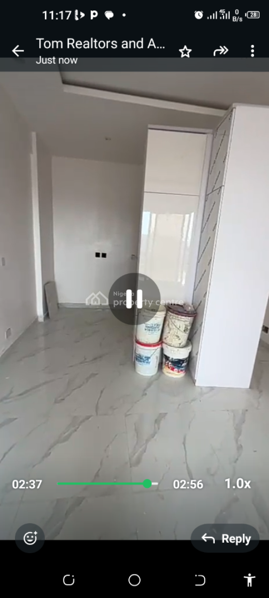 Brand New Three Bedroom Maisonette Duplex with Ocean View Balcony in E, Osborne 2, Osborne, Ikoyi, Lagos, House for Rent