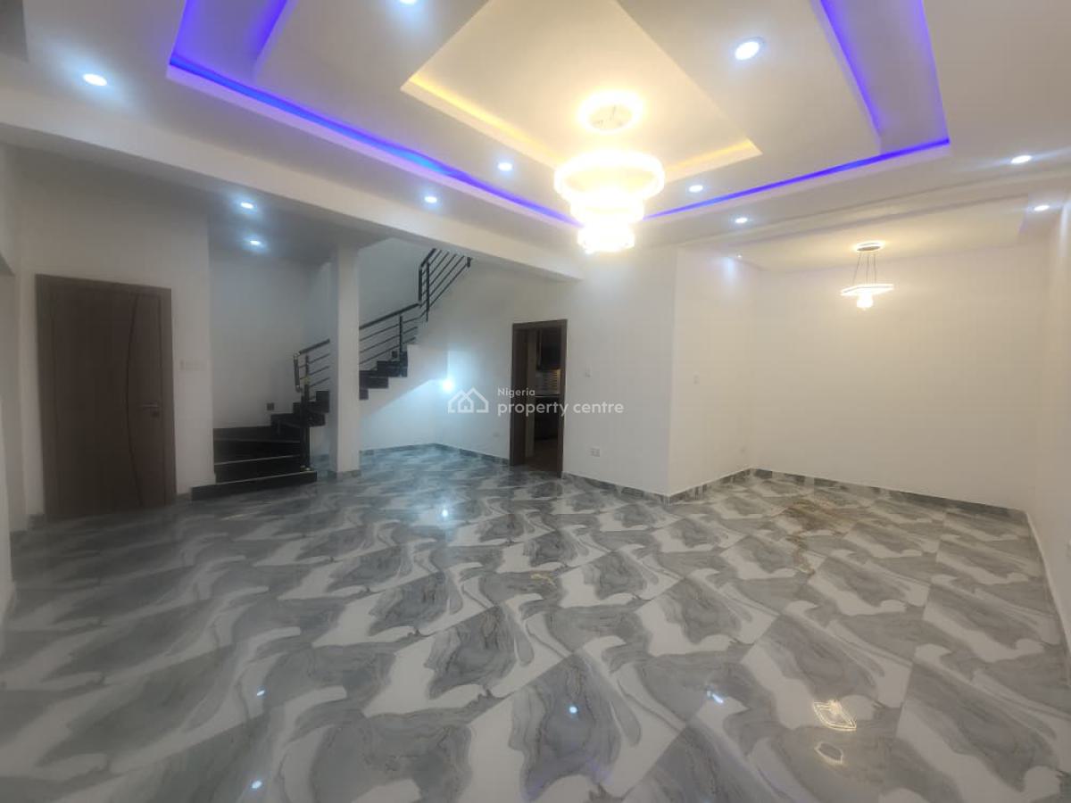 Nicely Finished 3 Bedrooms Terrace Serviced Duplex with Boyz Quarter, Cyberville Estate Besides Victoria Bay 3 Off Nike Art Gallery Road, Ikate, Lekki, Lagos, Terraced Duplex for Rent