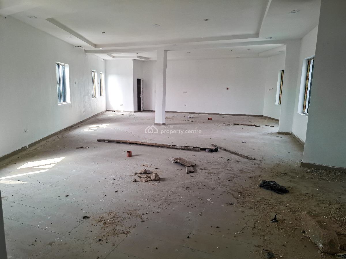 Brand New Open Plan Office Space on The Second Floor with 2 Toilets, Orazi, Port Harcourt, Rivers, Office Space for Rent
