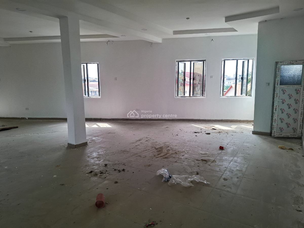 Brand New Open Plan Office Space on The Second Floor with 2 Toilets, Orazi, Port Harcourt, Rivers, Office Space for Rent