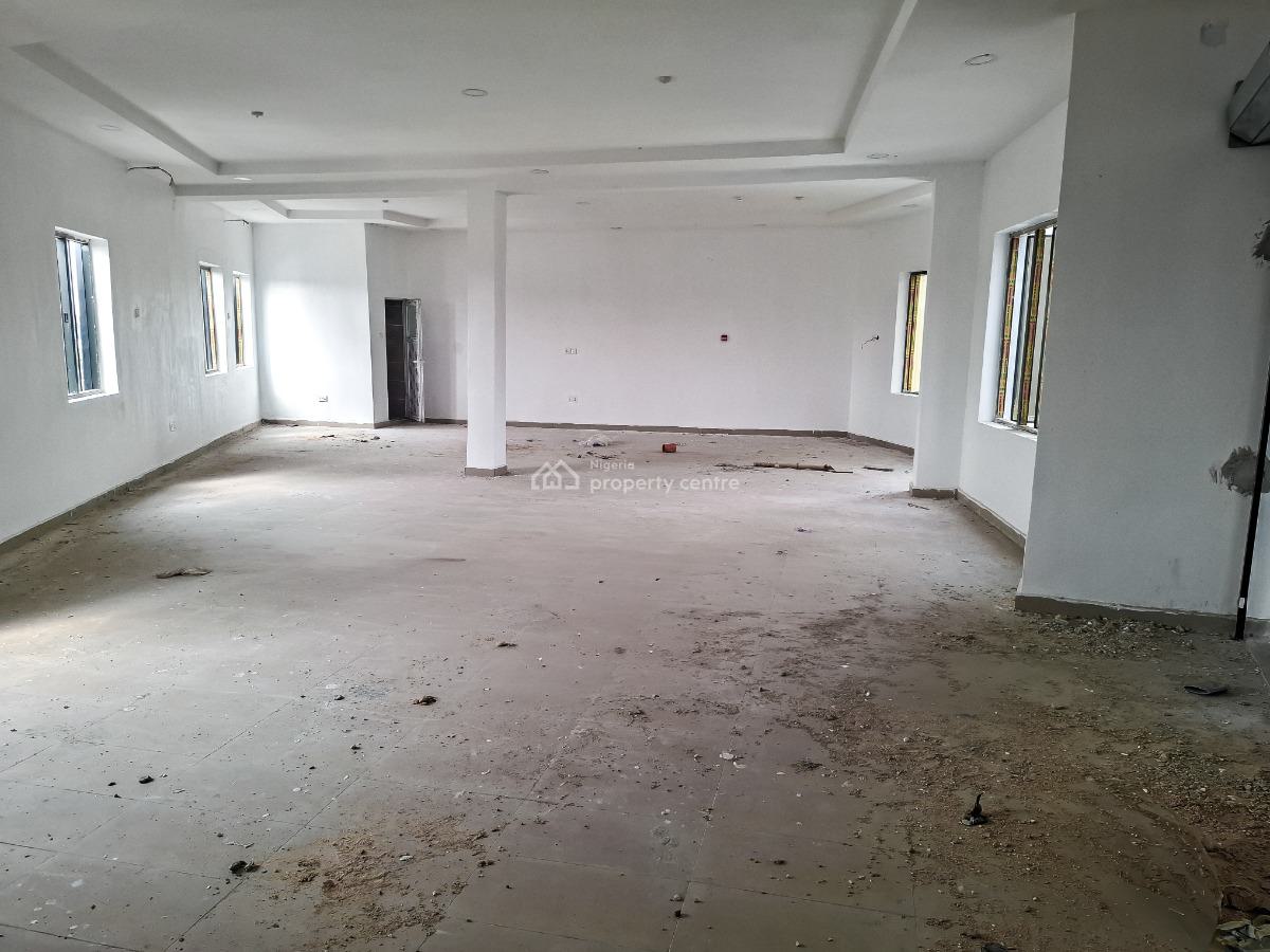 Brand New Open Plan Office Space on The Second Floor with 2 Toilets, Orazi, Port Harcourt, Rivers, Office Space for Rent