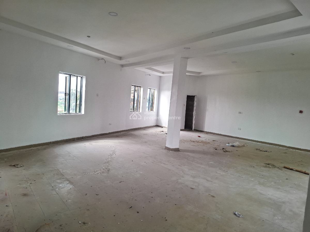 Brand New Open Plan Office Space on The Second Floor with 2 Toilets, Orazi, Port Harcourt, Rivers, Office Space for Rent