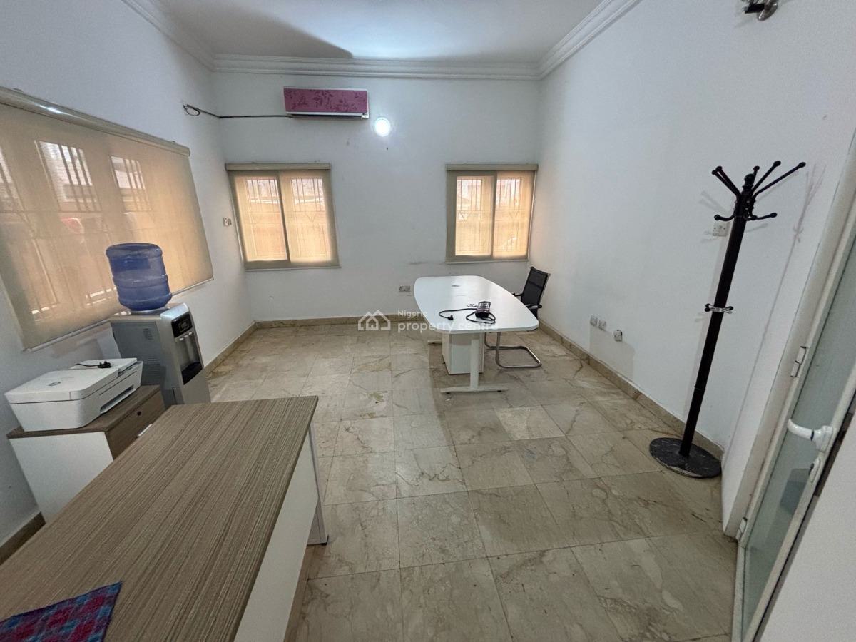 an Office Space on The Ground Floor of a 5 Bedroom Duplex, Off Fola Osibo Road, Lekki Phase 1, Lekki, Lagos, Office Space for Rent