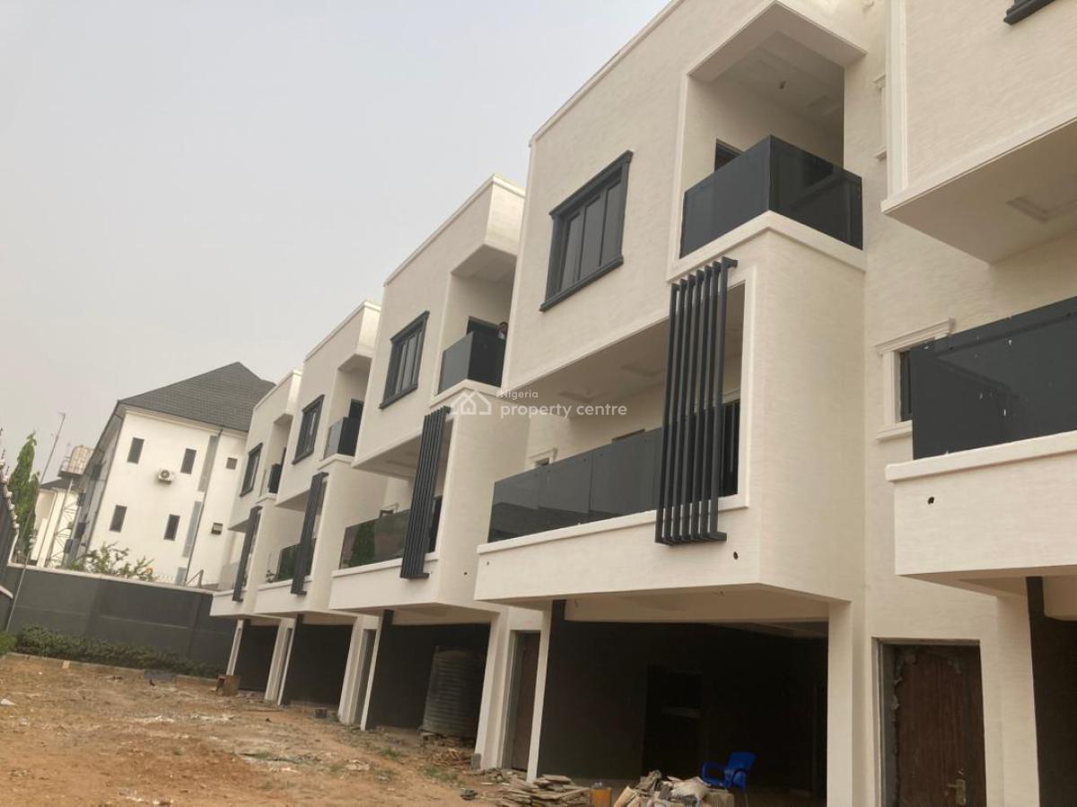 5 Units of 4 Bedrooms Terrace Houses with Bq, Main, Guzape District, Abuja, Terraced Duplex for Sale