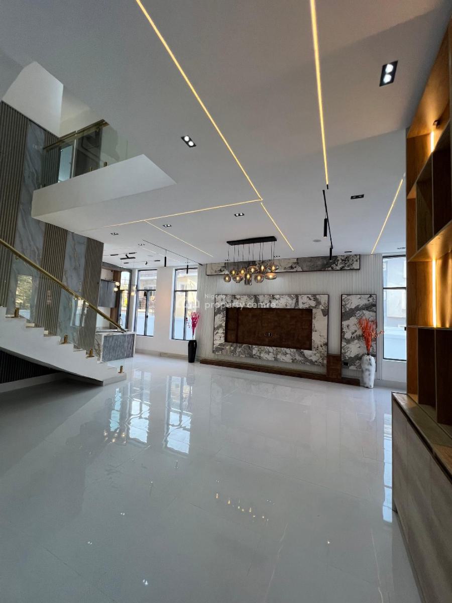 Sleek 5-bedroom Fully Detached Duplex, Chevron, Lekki, Lagos, Detached Duplex for Sale