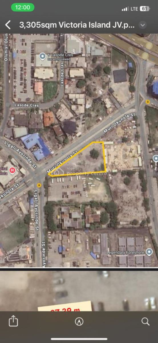 3305sqm, Victoria Island (vi), Lagos, Mixed-use Land Joint Venture