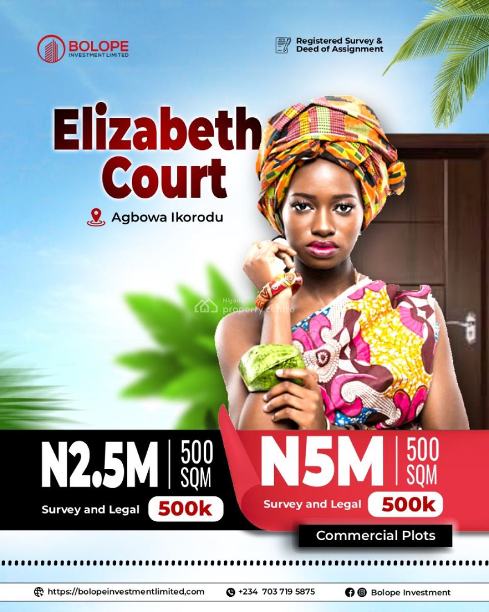 Elizabeth Court, Agbowa, Ikorodu, Lagos, Residential Land for Sale