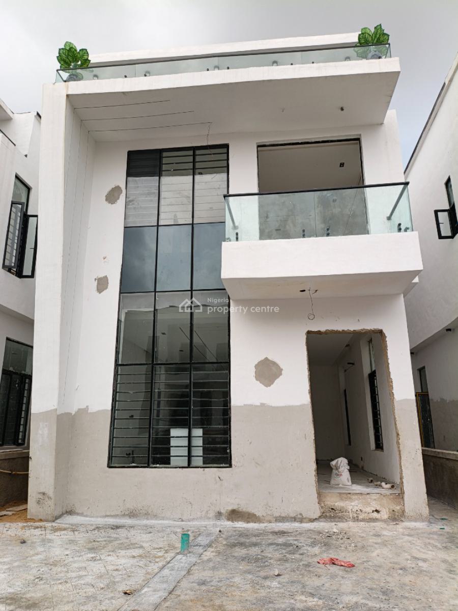Brand New Luxury 5 Bedroom Fully Detached Duplex, Behind Blanco Sangotedo, Sangotedo, Ajah, Lagos, Detached Duplex for Sale
