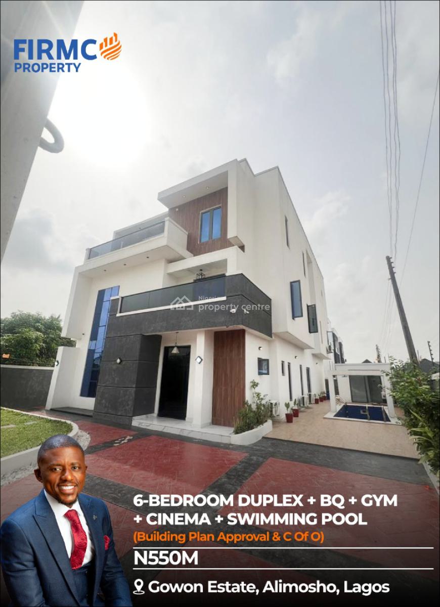 Ultra-modern 6-bedroom Fully Detached Duplex, Egbeda, Alimosho, Lagos, Detached Duplex for Sale