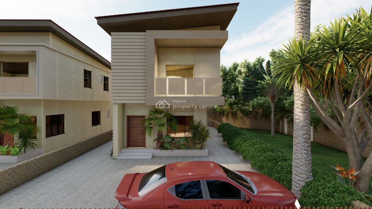 a Contemporary 3 Bedroom Semi Detached Duplex with a Bq (off Plan), Chois Garden Estate Road, Lekki Phase 2, Lekki, Lagos, Semi-detached Duplex for Sale