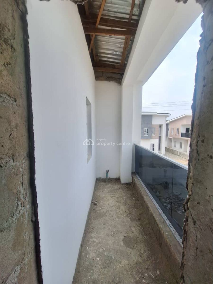 Distress Newly Built 3bedroom Carcass Terrace, Orchid, Lekki, Lagos, Terraced Duplex for Sale
