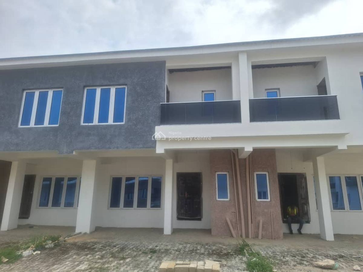 Distress Newly Built 3bedroom Carcass Terrace, Orchid, Lekki, Lagos, Terraced Duplex for Sale