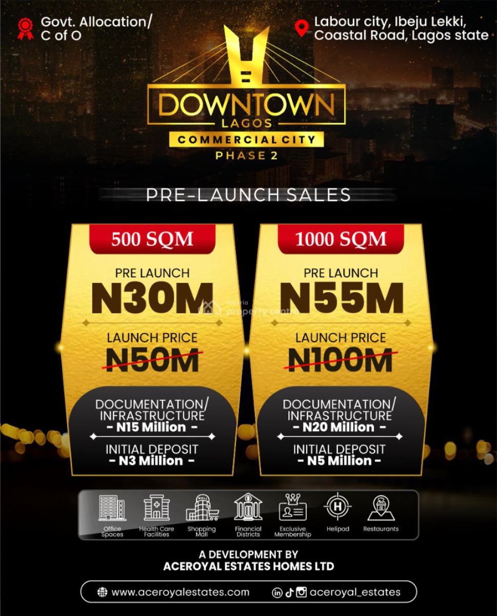 Plots of Land, Ibeju Lekki, Lagos, Commercial Land for Sale