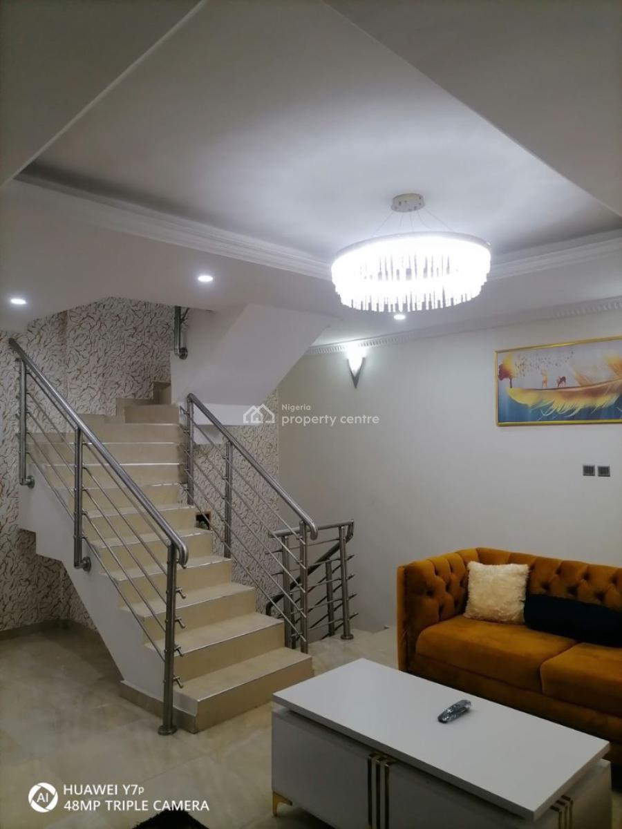 Fully Furnished 3 Bedroom Duplex Wit Attached Mini Flat Fully Furnish, Behind Covenant Church Chisco, Ikate Elegushi, Lekki, Lagos, House for Sale