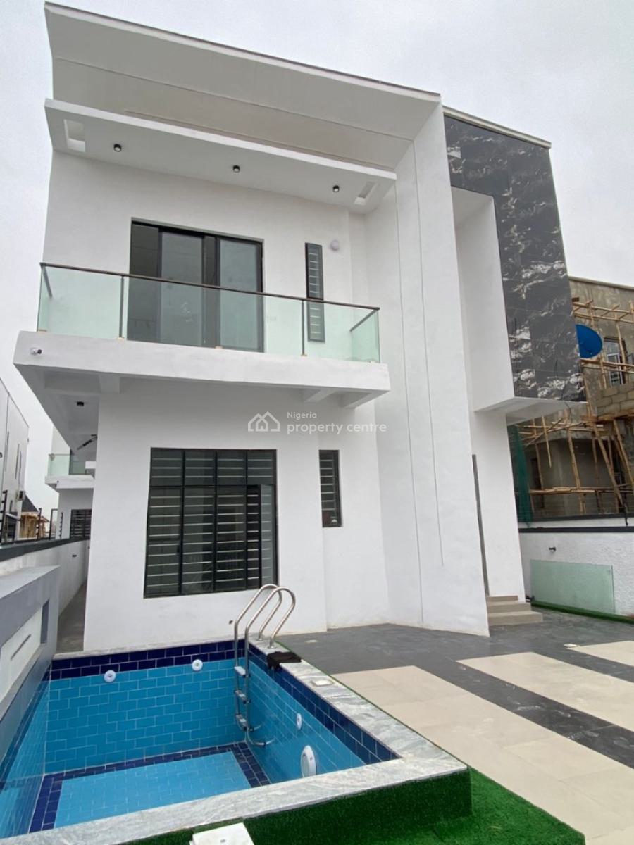 Luxurious 5bedroom Quintessential Duplex with Pool and Bq, Ikota, Lekki, Lagos, Detached Duplex for Sale