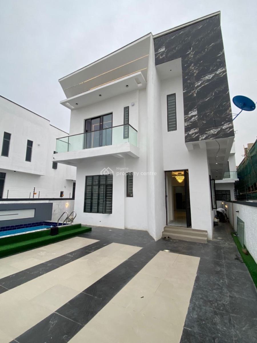 Luxurious 5bedroom Quintessential Duplex with Pool and Bq, Ikota, Lekki, Lagos, Detached Duplex for Sale