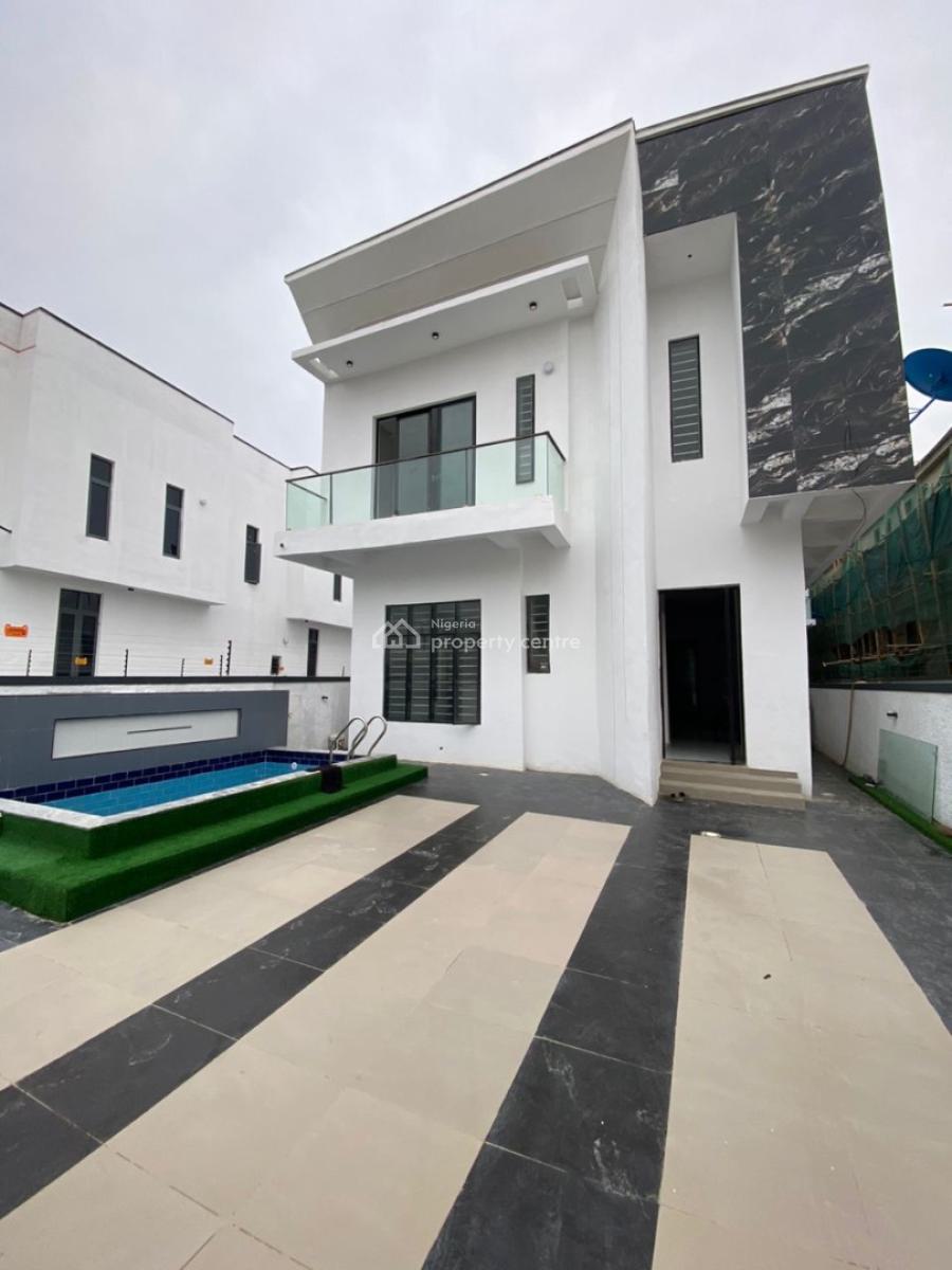 Luxurious 5bedroom Quintessential Duplex with Pool and Bq, Ikota, Lekki, Lagos, Detached Duplex for Sale