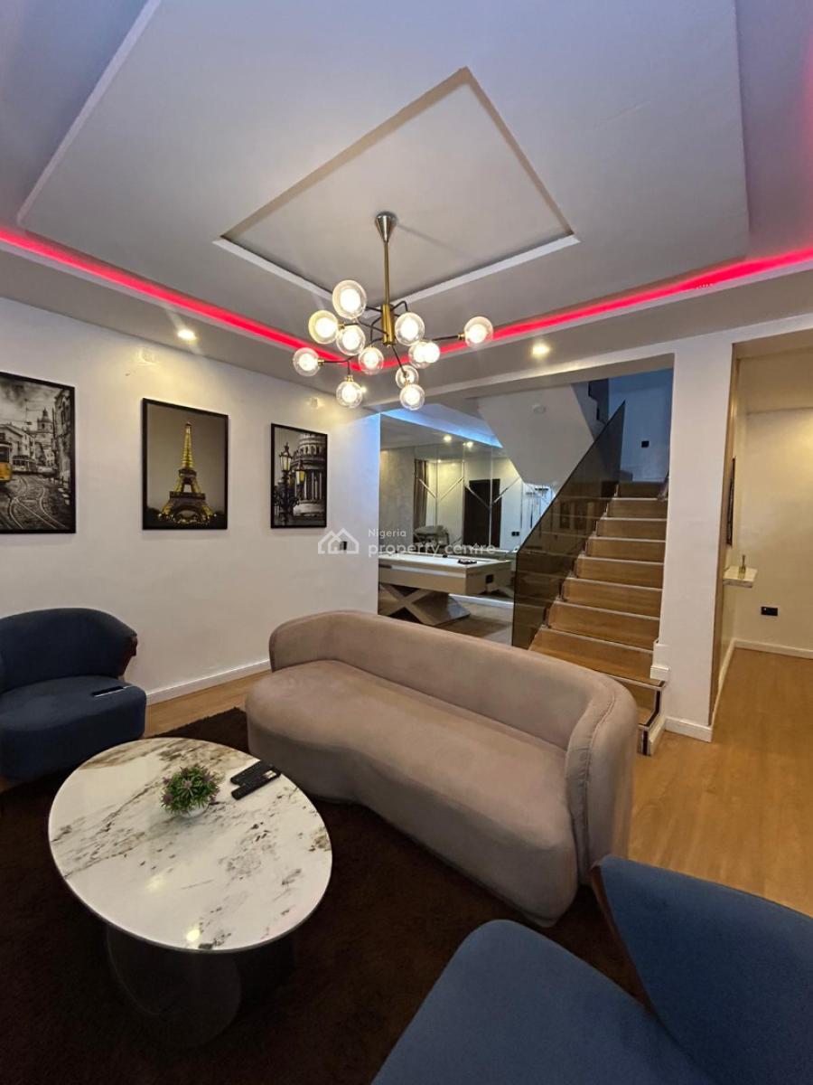 Luxuriously Furnished 3 Bedrooms Terraced Duplex with Pool, Gym, Ikate, Lekki, Lagos, Terraced Duplex for Rent