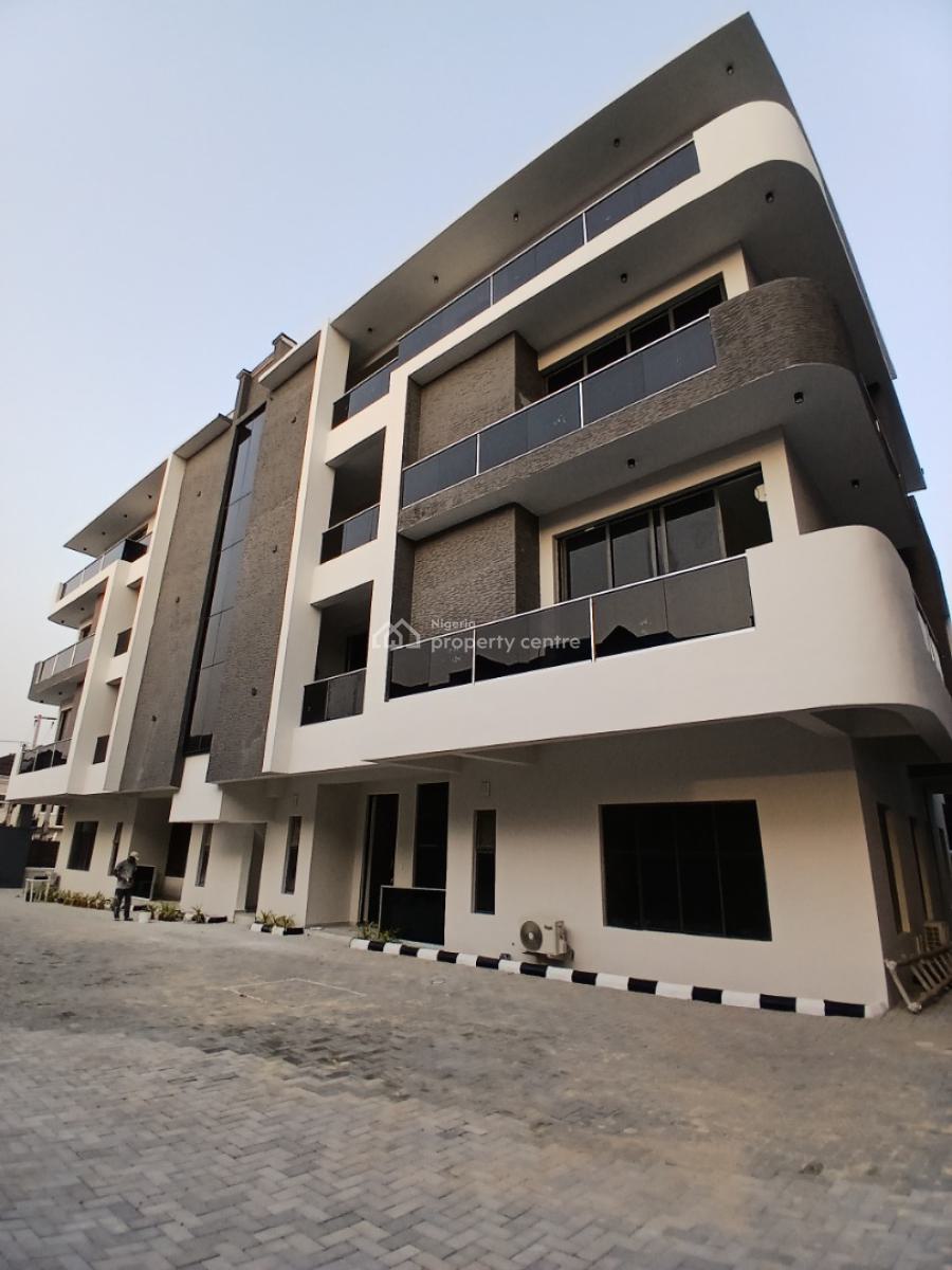 Brand New Serviced 3 Bedroom En-suite Flat with 24/7 Power Supply, Siz, Lekki Phase 1, Lekki, Lagos, Flat / Apartment for Rent