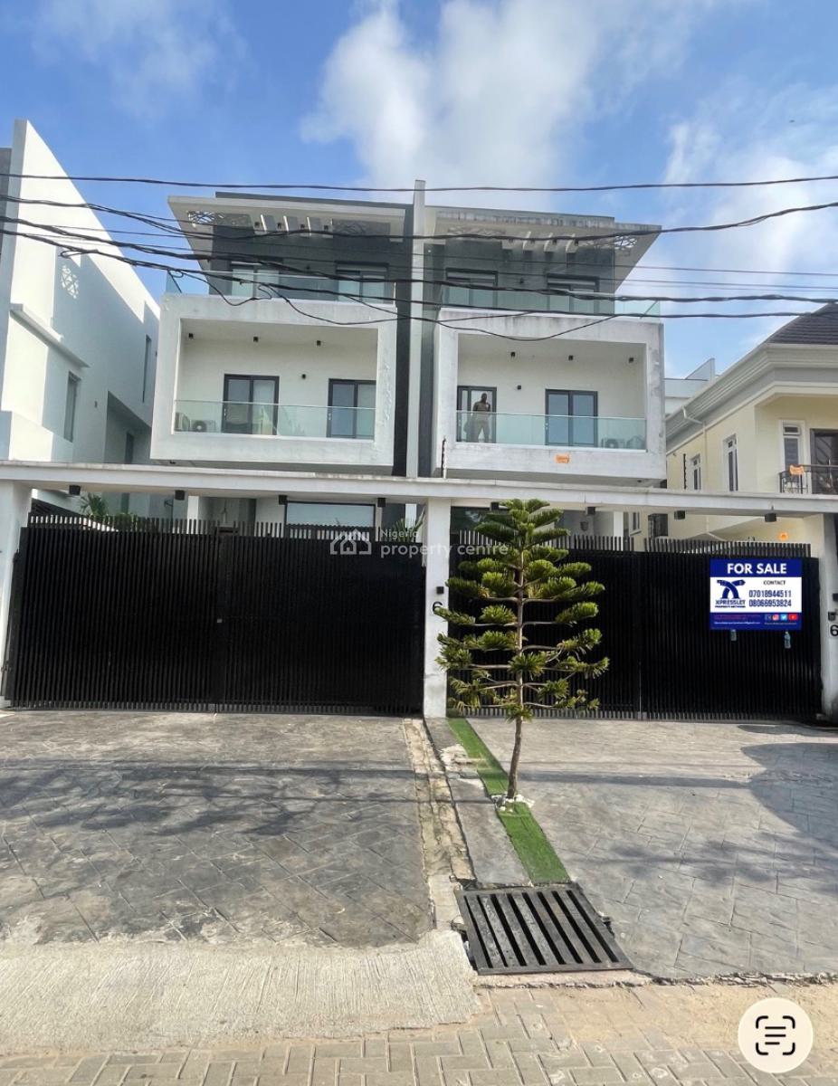Newly Built 4bedrooms Semi Detached Duplex with Room Bq at Ikoyi Lagos, Off Oba Adeyinka Oyekan Ave, Old Ikoyi, Ikoyi, Lagos, Semi-detached Duplex for Sale