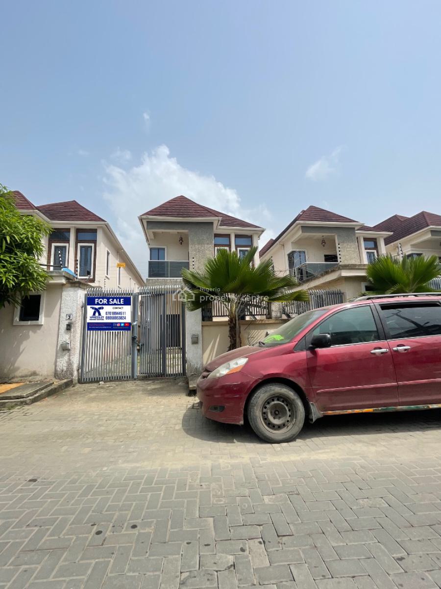 Brand New 4-bedroom Fully Detached Duplex with Bq Chevron Lekki Lagos, Lekki Conservative Way, Chevron, Lekki, Lagos, Detached Duplex for Sale