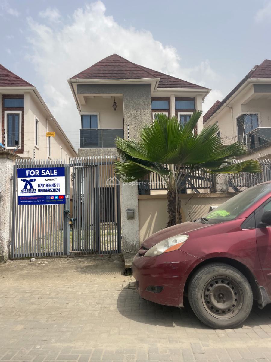 Brand New 4-bedroom Fully Detached Duplex with Bq Chevron Lekki Lagos, Lekki Conservative Way, Chevron, Lekki, Lagos, Detached Duplex for Sale