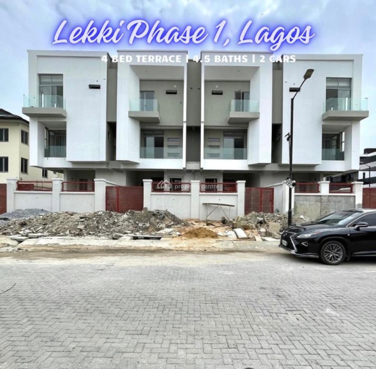 Luxury 3bedroom Terrace in Lekki Phase 1, Lekki Phase 1, Lekki Phase 1, Lekki, Lagos, House for Sale