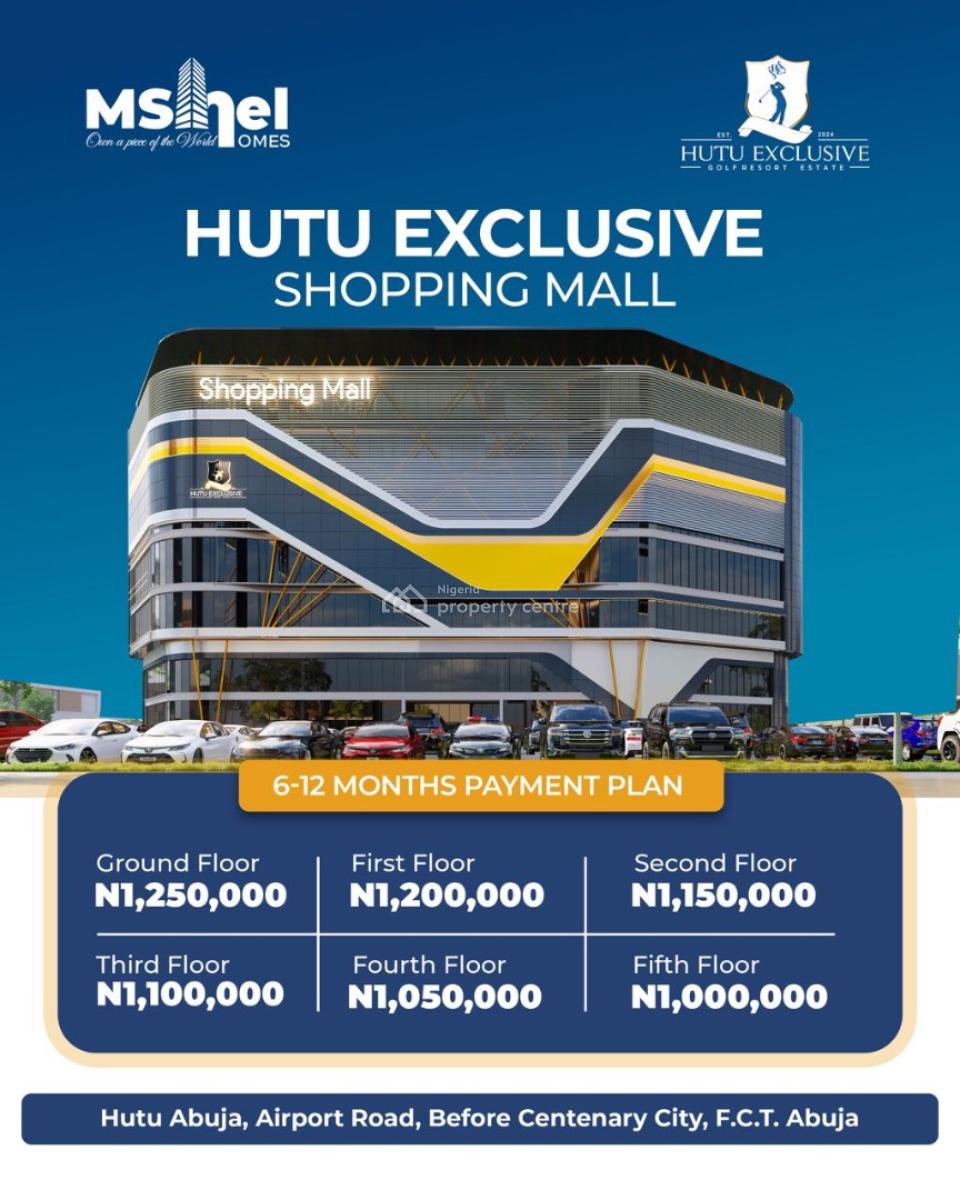 Land for Luxury 4 Bedroom Terraced Duplex, Guzape District, Abuja, Mixed-use Land for Sale