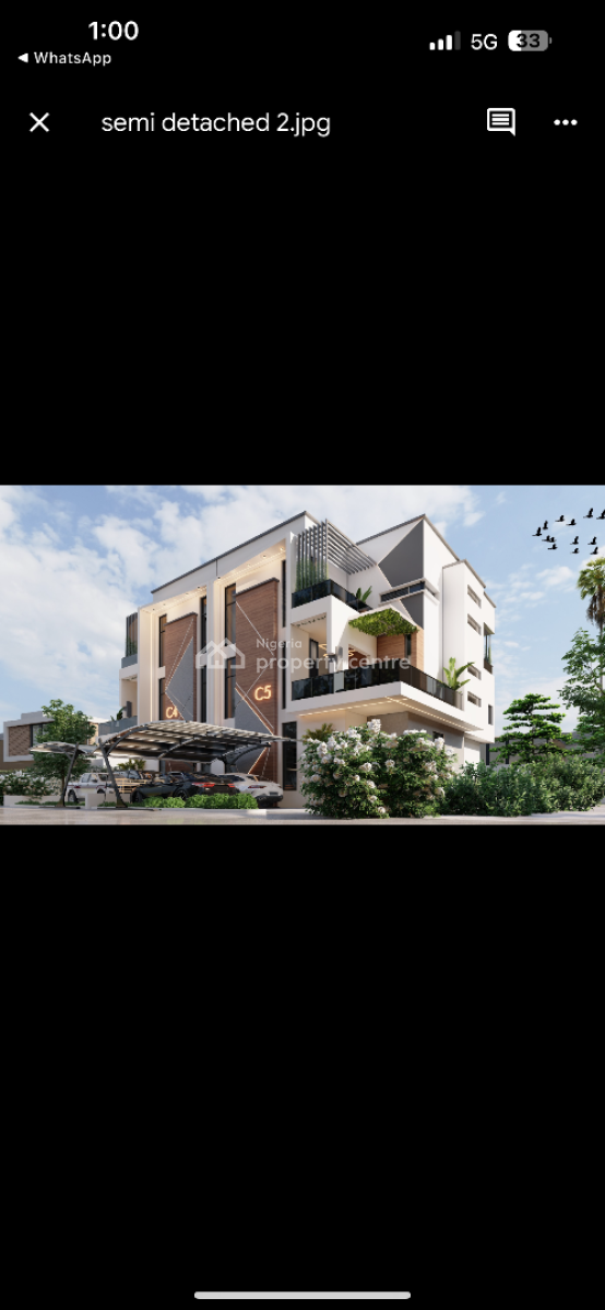 Land for Luxury 4 Bedroom Terraced Duplex, Guzape District, Abuja, Mixed-use Land for Sale