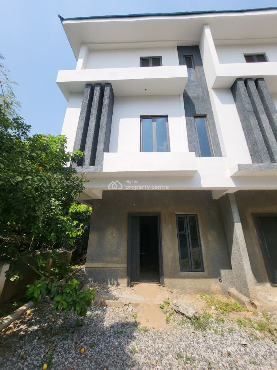 New Spacious 4bedroom En-suite Terrace +bq(shell Finished), Zone 5, Wuse, Abuja, Terraced Duplex for Sale