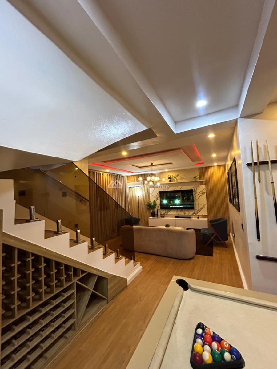Luxurious 3 Bedroom Furnished Terrace Duplex, Salem, Ikate, Lekki, Lagos, House for Rent